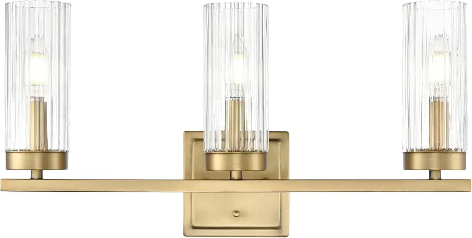 ML Lighting 46003-VB Iversen 21" Wide 3-Light Vanity - Vintage Brass