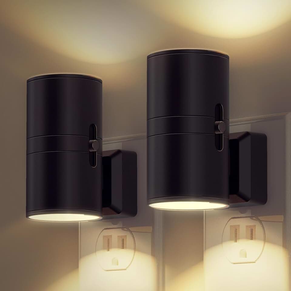 L LOHAS LED Night Light Plug in, Night Lights Plug into Wall, Soft White