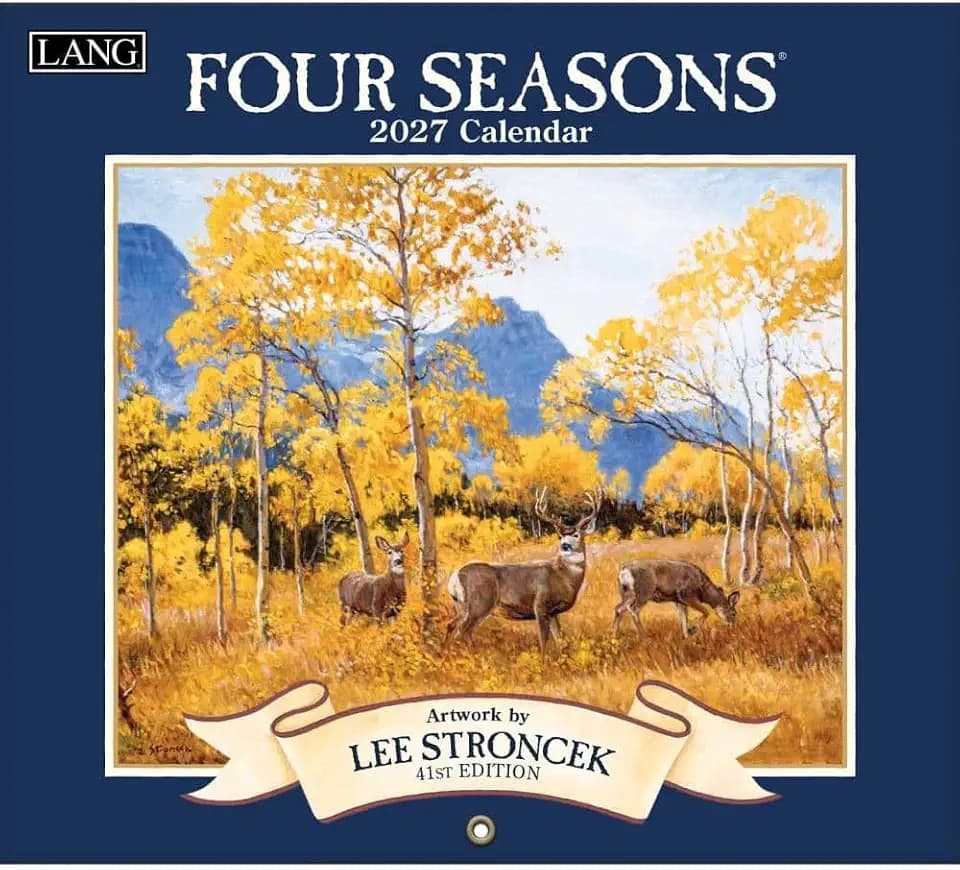 Four Seasons 2027 Wall Calendar by Lee Stroncek