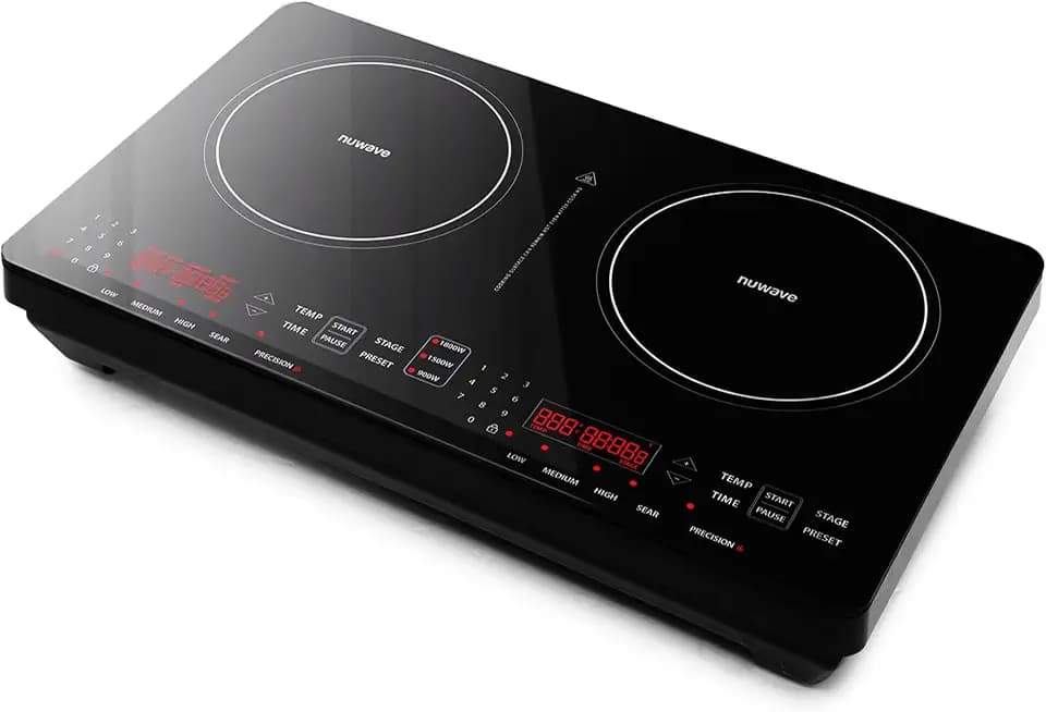 Nuwave PIC Double Pro Induction Cooktop, IMD Touch Controls, 30603V01