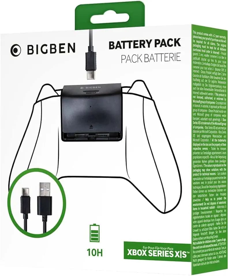 BigBen Akku-Pack inkl. Ladekabel ca. 3m Xbox Series X|S