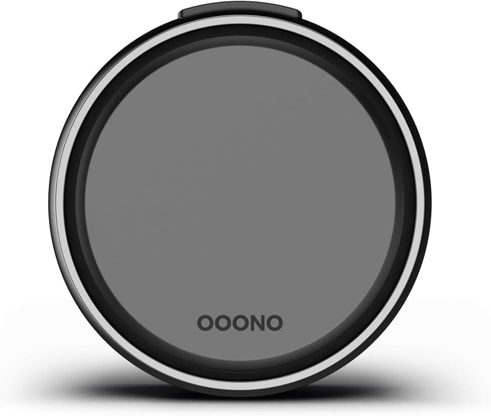 OOONO Co-Driver NO2 Plus Aluminium – Optimierter Co-Driver fürs Auto Warnt vor Tempo-Kontrollen und Gefahrenstellen – Wiederaufladbar – LED-Anzeige – CarPlay & Android Auto kompatibel