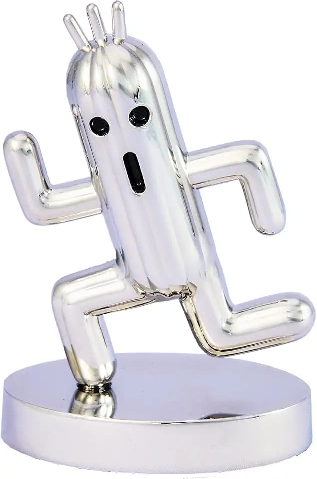 Square Enix Final Fantasy Bright Arts Gallery Metal Cactus Figurine, Silver