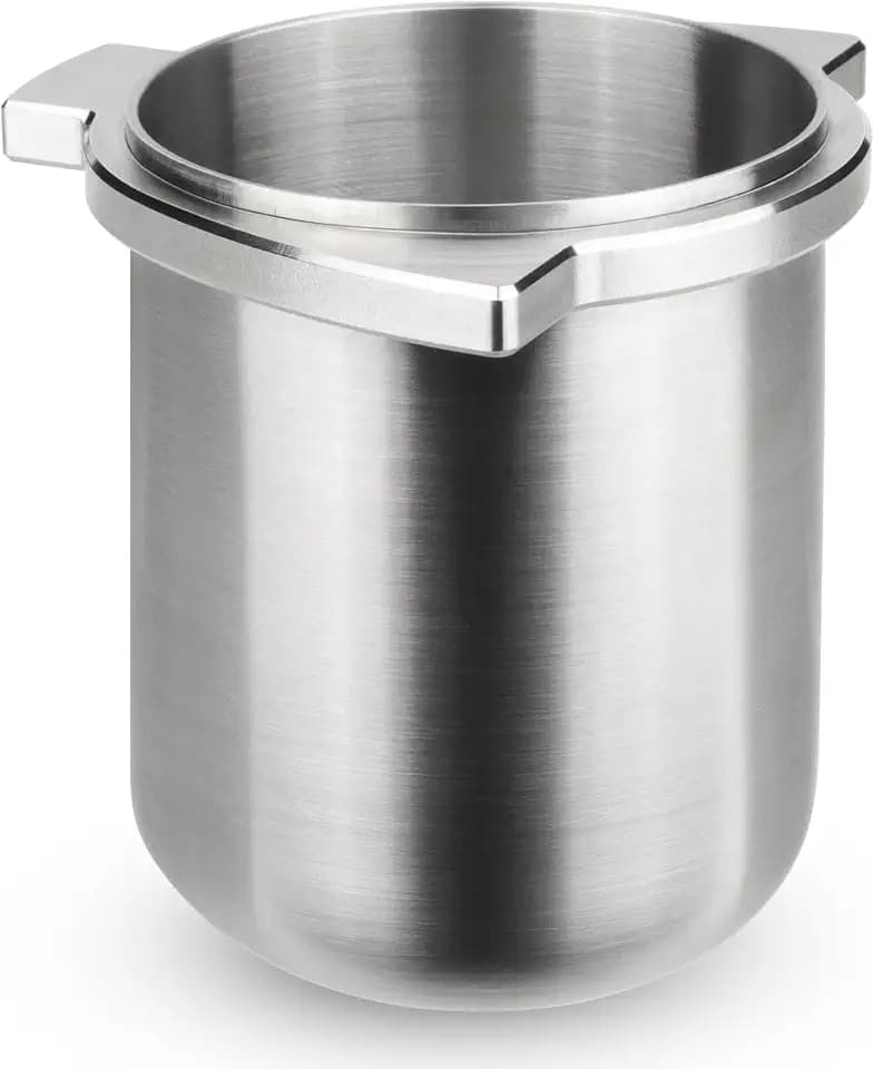 53.3mm Dosing Cup - Fits Breville 54mm Portafilters (Stainless Steel-Silver)