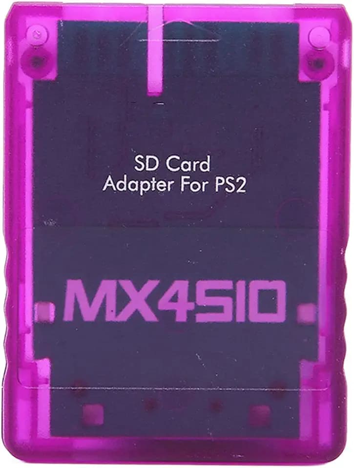 MX4SIO (Speichererweiterung für SIO) SIO2SD SD-Kartenadapter für PS2, für PS2 Speicherkarte SD-Adapter Speicherkarte an Einen Speicherkartenadapter(Lila)