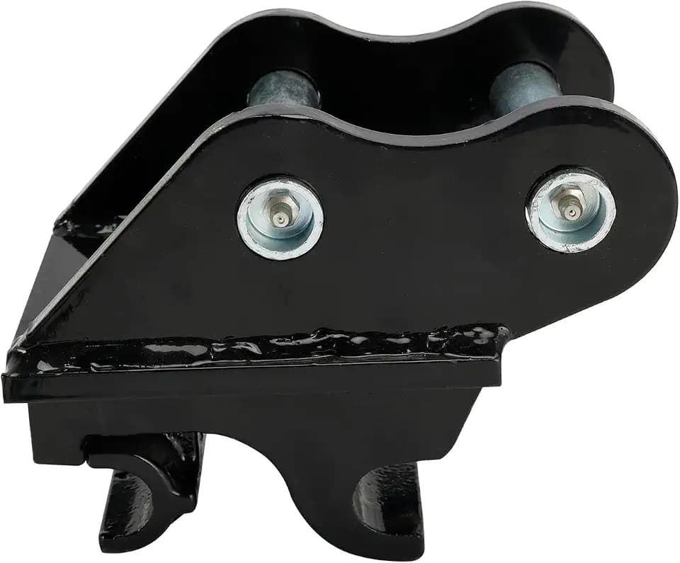 Bruce & Shark Schnellkupplung Quick Hitch Adapter für Mini Bagger Kompaktbagger Bagger Kompatibel mit Fit für Kubota JCB CAT Hitachi für Yanmar Stahlkupplung Ersatzteil mit 25mm Bolzen 85mm/95mm