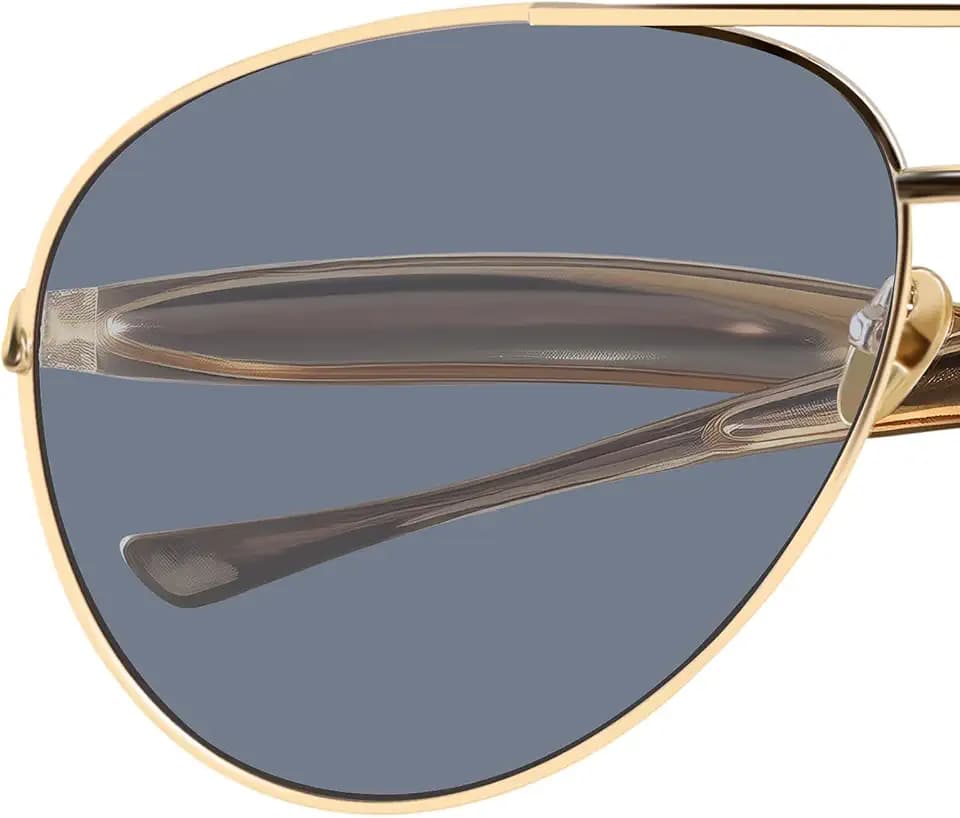 Retro Gold Oversized Aviator Sunglasses for Women Men 2025 Trendy Metal Big Aviators Sun Glasses 70s Retro Shades