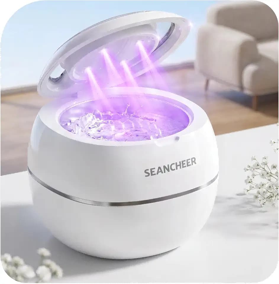 SEANCHEER Ultraschallreinigungsgerät 48000Hz Ultraschallreiniger 180ML
