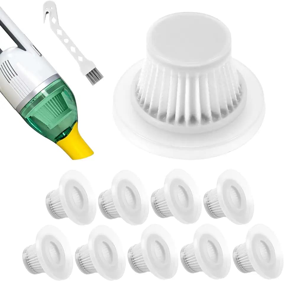 10 Pack Dock Vacuum Filters Fit for Horsepewer Dock Cordless Cleaner