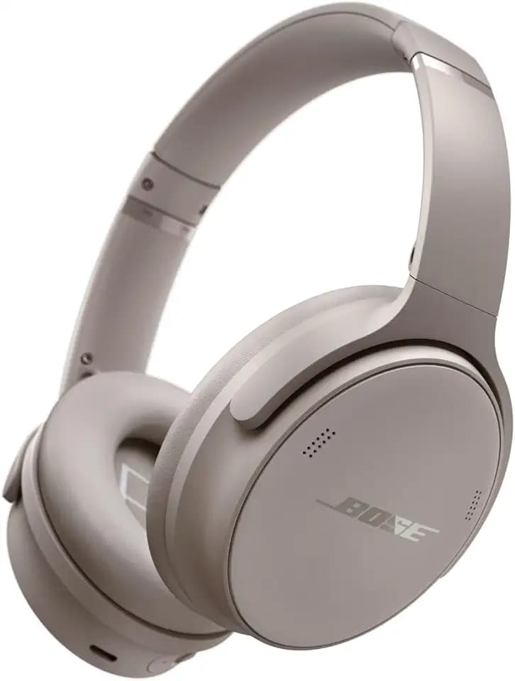Bose QuietComfort Kabellose Kopfhörer mit Mikrofon und Noise-Cancelling, Bluetooth Over-Ear-Kopfhörer mit Noise-Cancelling, bis 24 Stunden Akkulaufzeit, Sandstein - Limited Edition