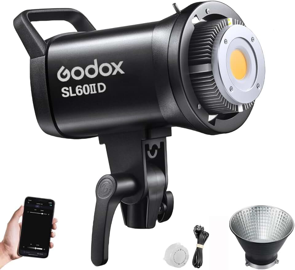 Godox SL60IID LED Video Light 70W,COB LED Continuous Light Studio Light