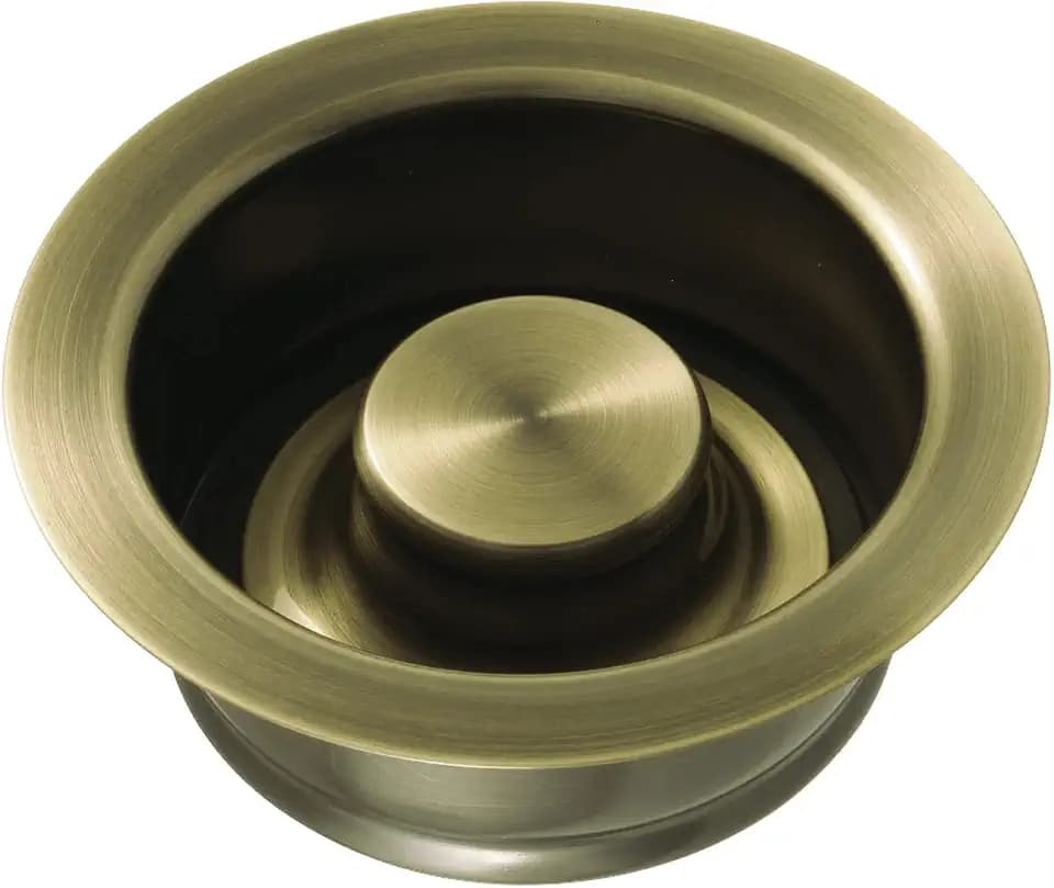 Kingston BS3003 Garbage Disposal Flange, Antique Brass