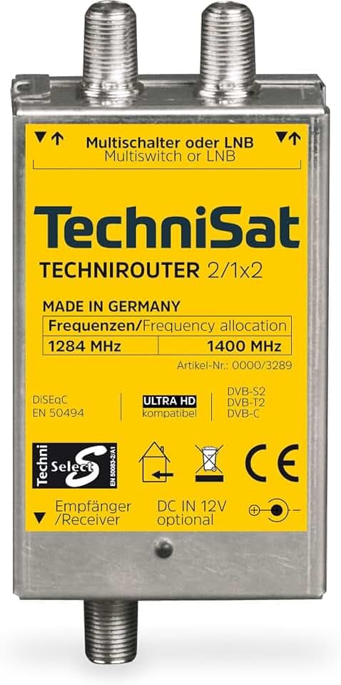 TechniSat TECHNIROUTER MINI 2/1x2 - Einkabellösung / Unicable