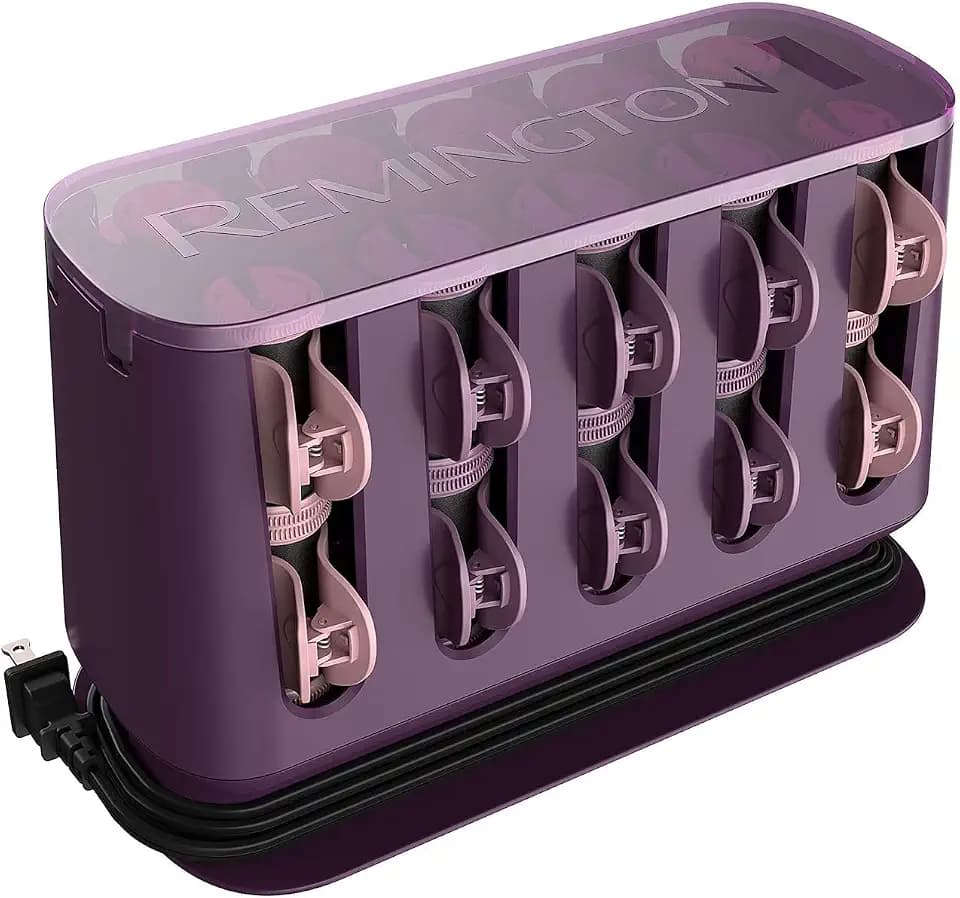 Remington Thermaluxe Hot Rollers, Hair Setter Curlers, 20-Piece Set