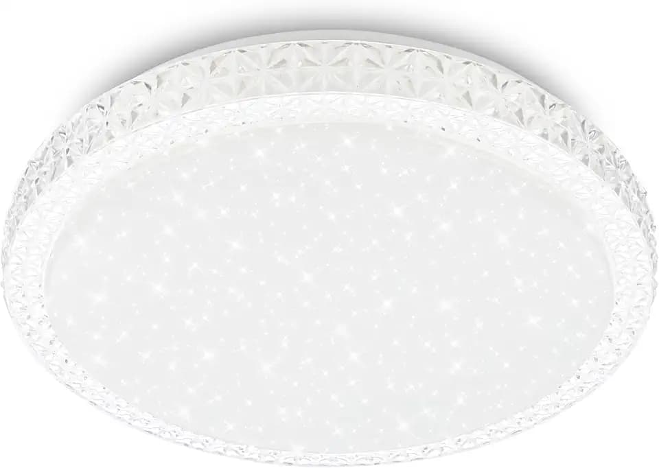 BRILONER - LED Deckenleuchte Sternenhimmel Kristalloptik 4000K 26 cm