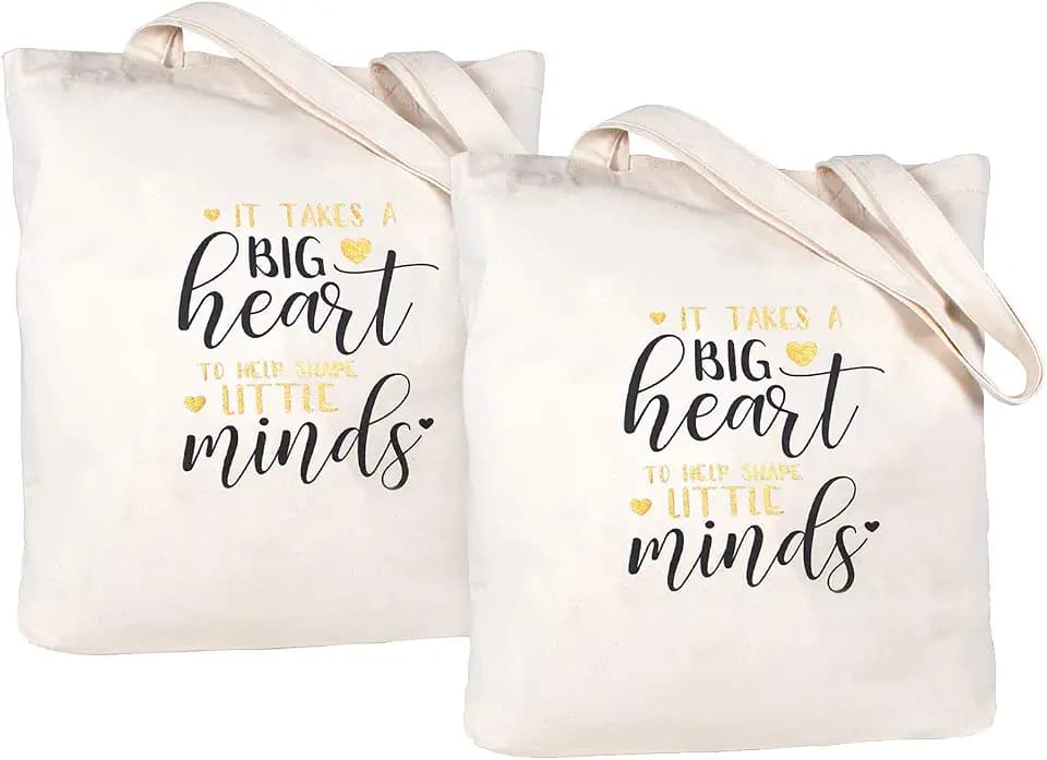 ELEGANTPARK Teacher Gifts for Women Teacher Bag Set of 2 Appreciation Gifts