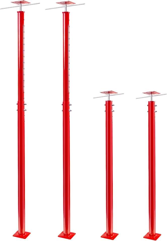 2 PC Adjustable Jack Post, 55"-99" Heavy Duty House Floor & Beam Support