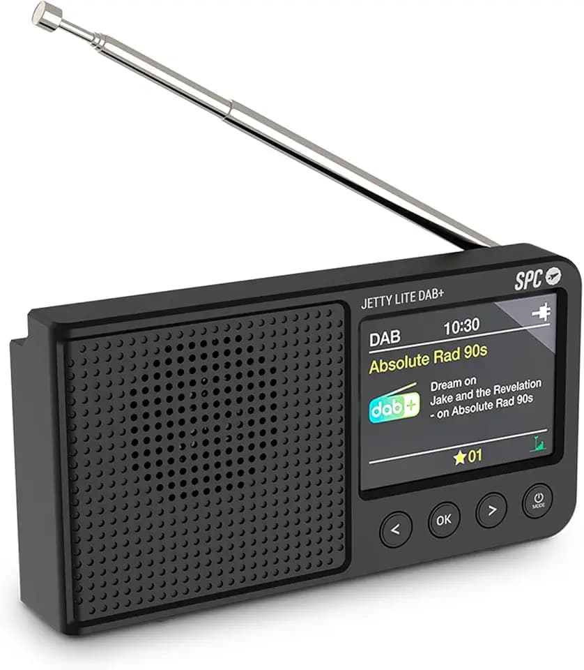 SPC Jetty LITE DAB+ | Tragbares DAB+/FM-RDS-Radio, Farbdisplay