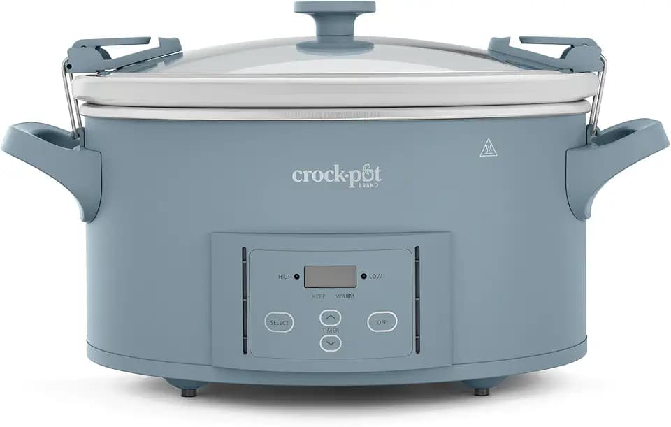 Crock-Pot® Design Series 7-Quart Programmable Slow Cooker, Morning Haze Blue