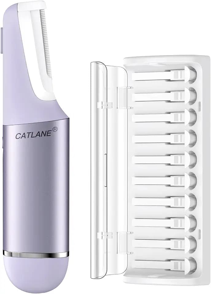 Dermaplane Razor for Women Face, Dermaplaning Tool for Face with LED Light