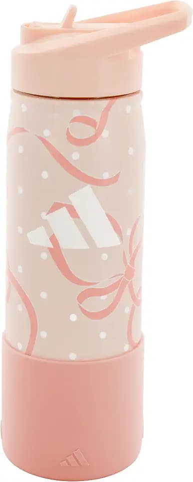 adidas Straw Lid Metal Water Bottle 600 mL