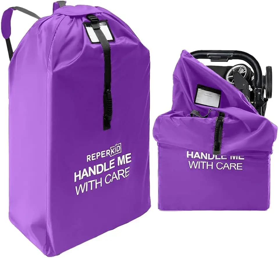 Large Stroller Travel Bag for Airplane, Fits Double & Jogging Strollers