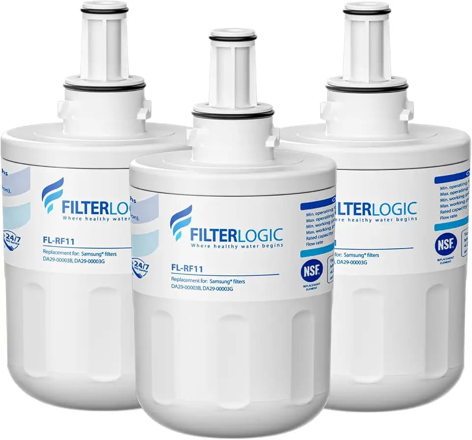 Filterlogic Water Filter Replacement for Samsung® DA29-00003G, 3 Pack