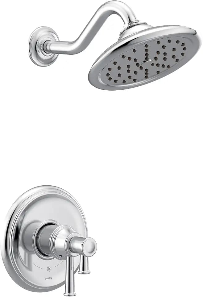 Moen Belfield Chrome M-CORE 4-Series Thermostatic Shower Trim, Valve Required, UT4312EP