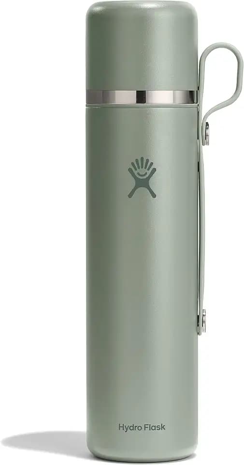 Hydro Flask Hot Flask & Cup – Insulated Stainless Steel, Hot Drink Travel Container for Coffee & Tea 36 Oz Agave Green