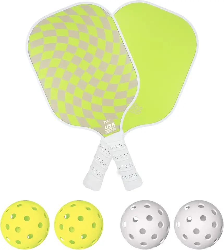 Sonix | USAPA Approved | Pickleball Paddles Set of 2 | Fiberglass Surface Pickleball Set with 2 Rackets, 4 Balls, & Bag