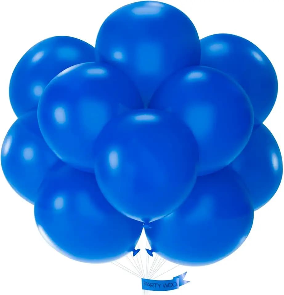 PartyWoo Royal Blue Balloons 20pcs Dark Blue Latex Helium Balloons 18 Inch