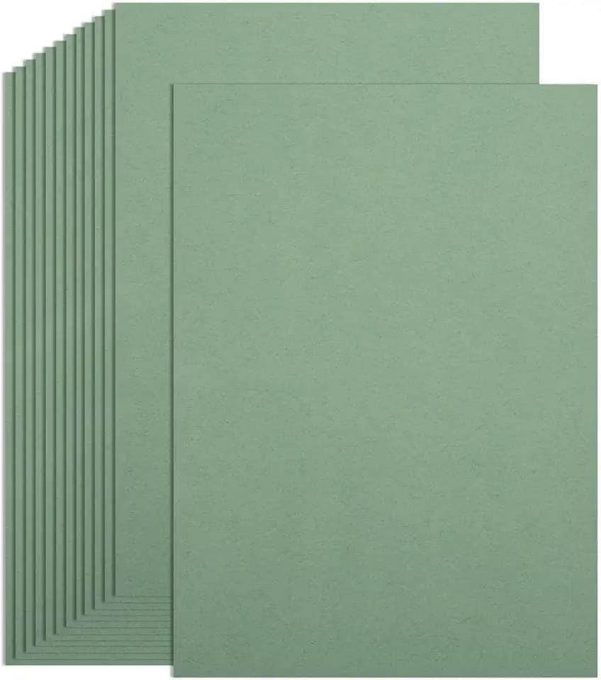 50 Sheets Cardstock Paper, 120gsm/32lb (Sage Green, 5 x 7 Inch)