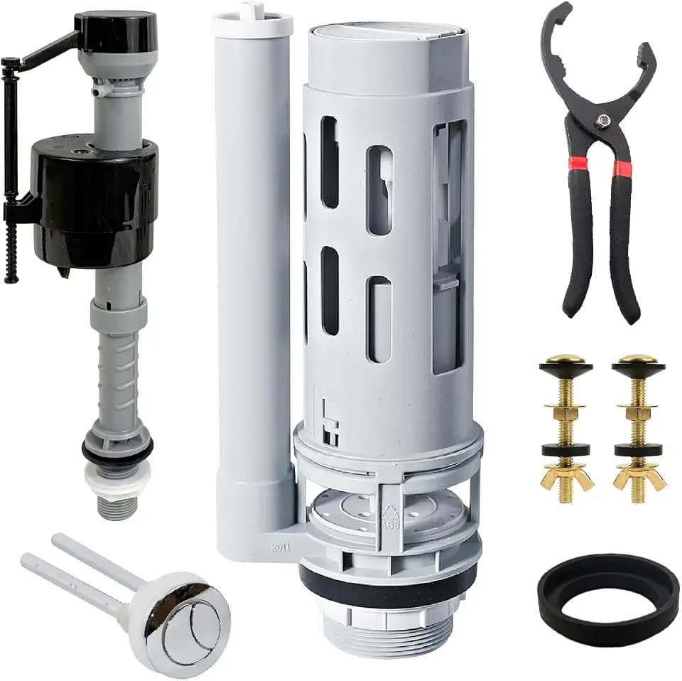 2" Dual Flush Toilet Repair Kit Includes Metal Tool & Bolt