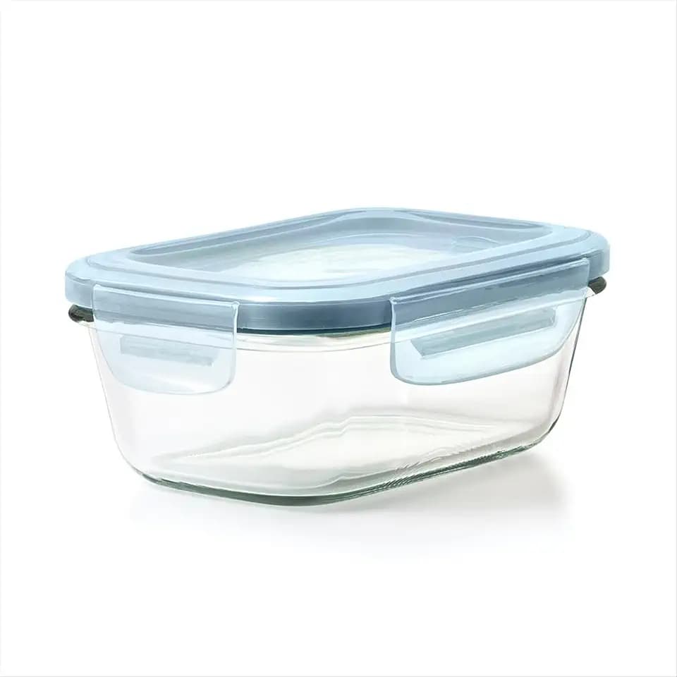 OXO Good Grips Smart Seal 1.6 -Cup Glass Food Storage Container - Arctic Blue