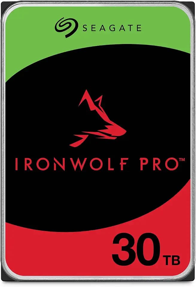 Seagate 30TB IronWolf Pro Interne NAS-Festplatte | SATA (ST30000NTZ11)