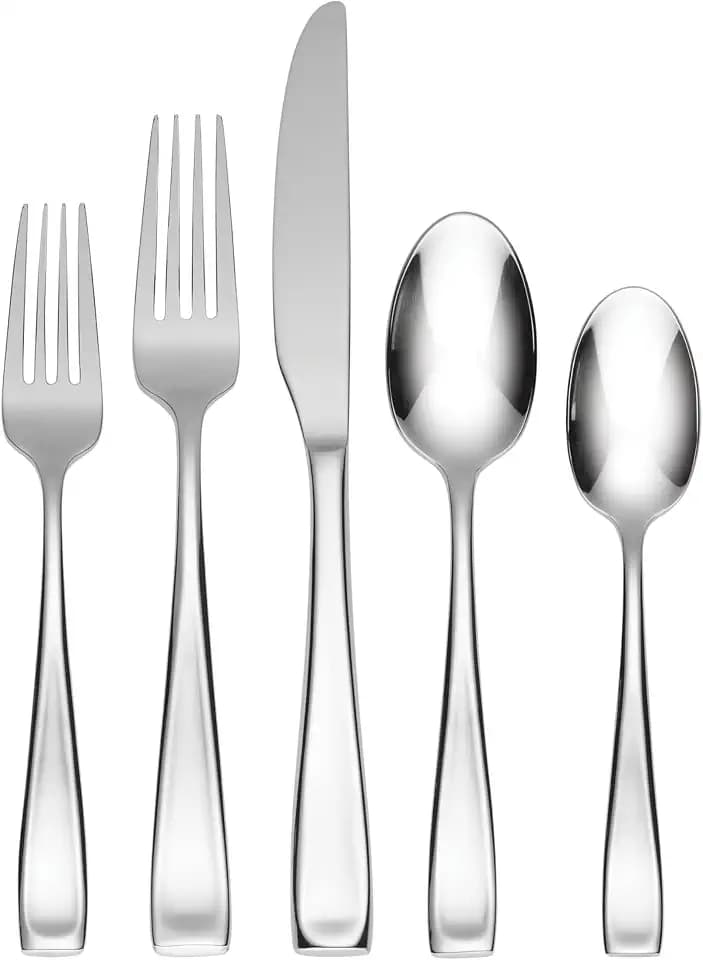 Oneida Moda 20-Piece 18/10 Silverware Set for 4, Flatware
