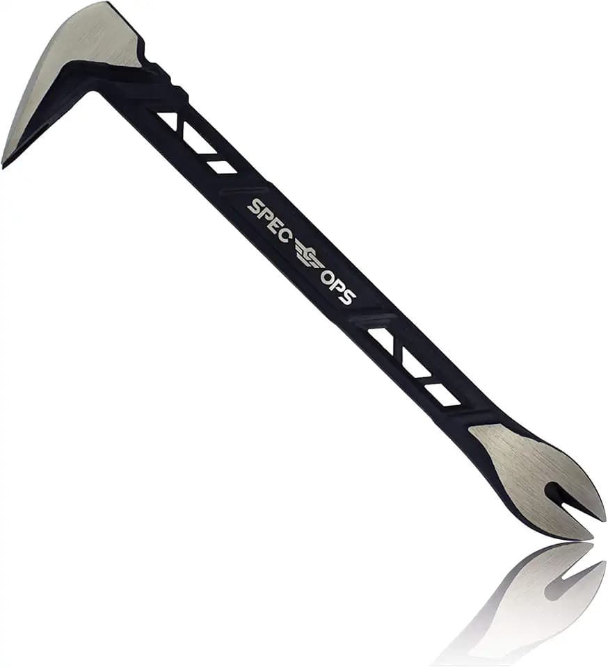 Spec Ops Tools Nail Puller Cats Paw Pry Bar for Prying, Demolition & Nail Pulling, High-Carbon Steel, 10 Inch