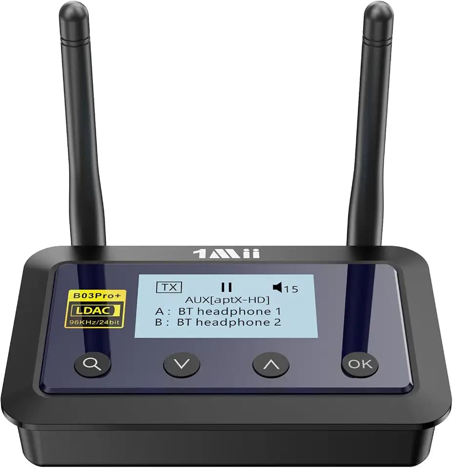 1Mii B03Pro+ HiFi Bluetooth Sender Empfänger mit LDAC für TV & Stereoanlage