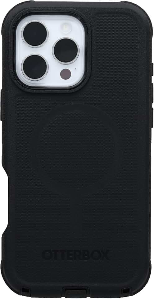OtterBox Schutzhülle für iPhone 16 Pro Max Defender Serie, Schwarz