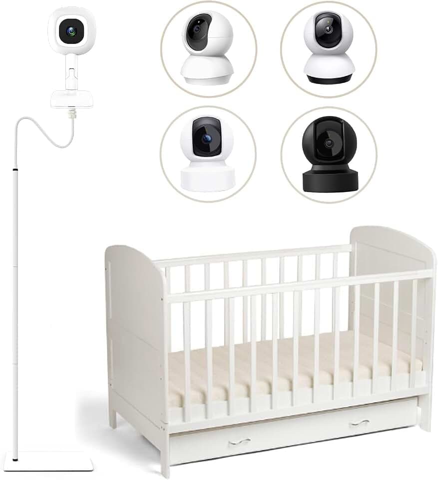 Baby Monitor Floor Stand Holder Mount for Tapo,Kasa,Momcozy Camera