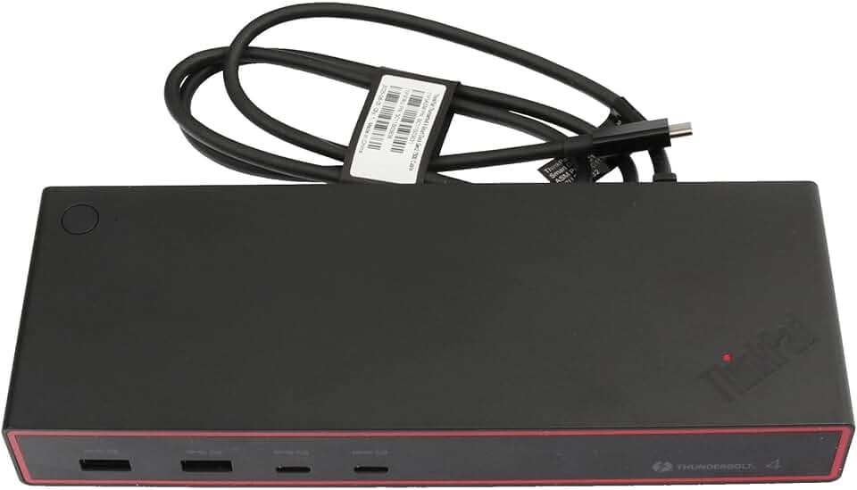 Lenovo ThinkPad Smart Dock 7500 Gen 2 - Dockingstation - Thunderbolt 4 - HDMI, DP, Thunderbolt 4-2.5GbE - 135 Watt