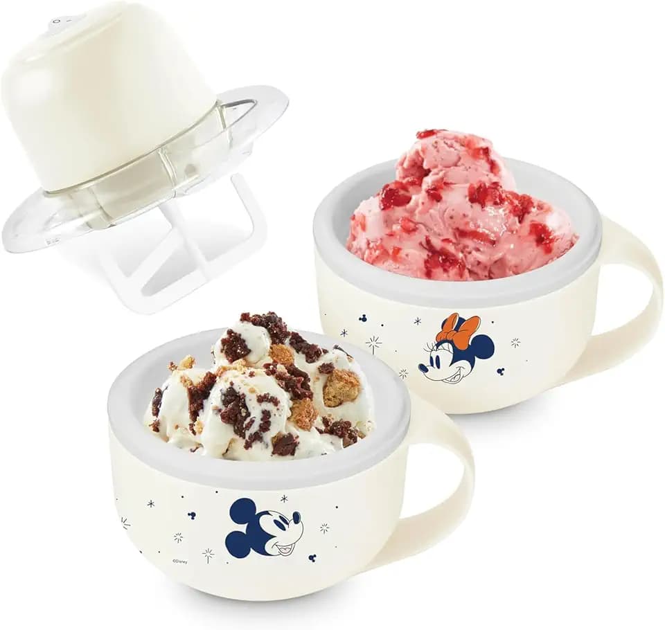 Disney | Dash Mickey Mouse & Minnie Mouse My Mug Ice Cream Maker Bundle