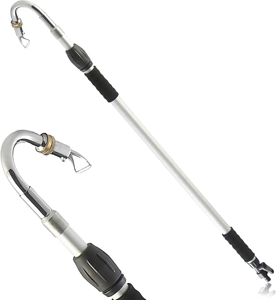 FISHTEC Reinigungsdüse, Aluminium, Nadelventil, 2-Port, 6.35 mm, Düse, Ventil