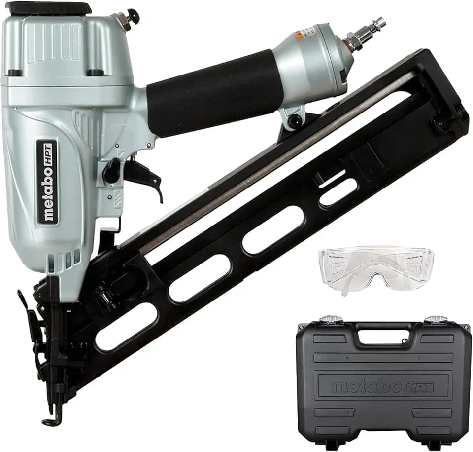 Metabo HPT 15 Gauge Angled Finish Nailer, Selective Actuation, NT65MA4