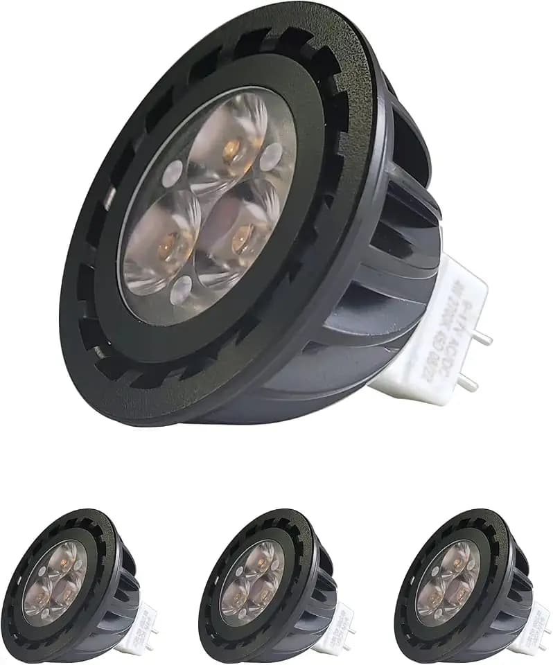 MALORY Upgraded Landscape Light MR16 Bulbs 4Pack, 5W GU5.3 LED