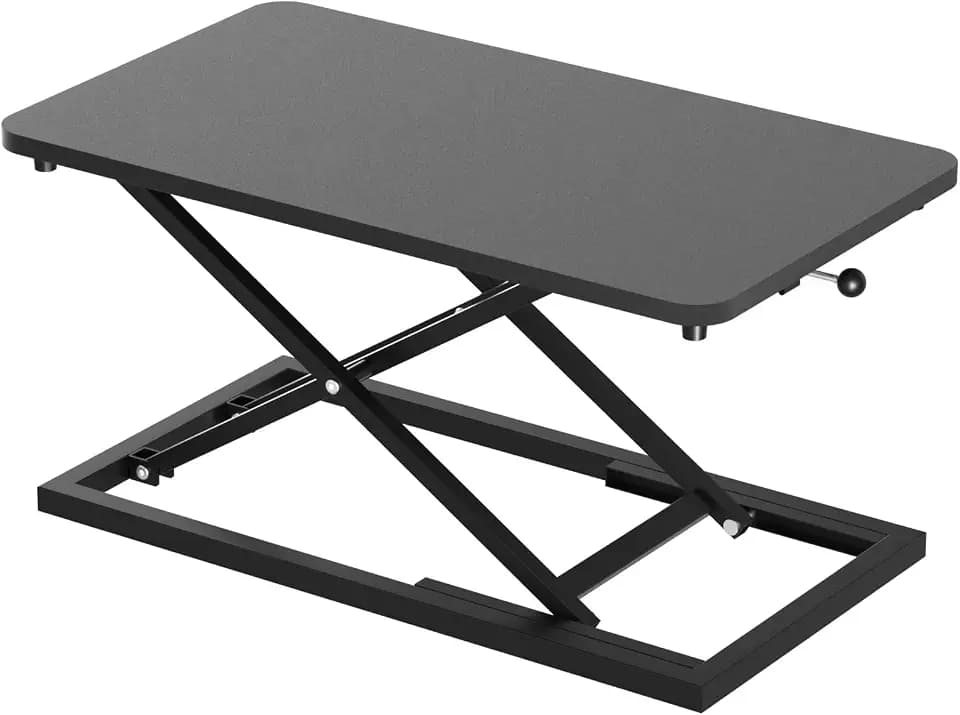 Decoholic 24 inch Height Adjustable Standing Desk Converter(Black)