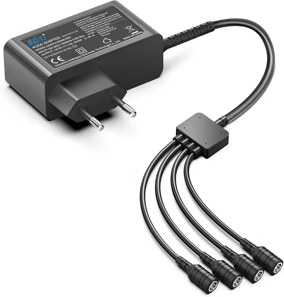 KFD Ladegerät 24V für Philips Hue Play Light Bar Starter Set 440400980001 440400982931 S020XM2400083 78201 30 U7 78202 7820230U7 82033 0U7 7820331U7 7820430U7 LED-Netzteil-Adapter