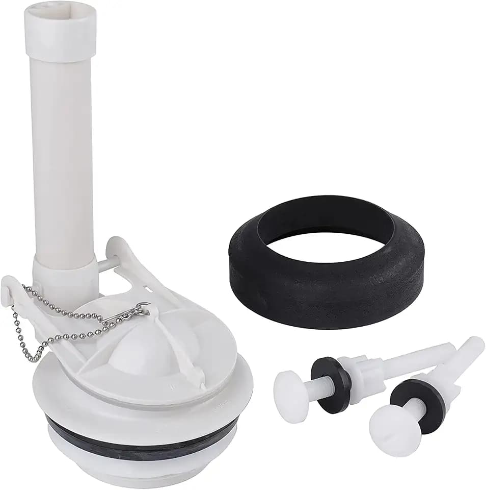 3-Inch Flush Valve Replacement Kit With Gasket and Bolts - Compatible With American Standard 738921-100.0070A Two-Piece Toilet