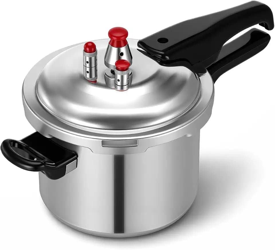 Small Pressure Cooker for Mini Stovetop Multi Cooking with Safety Valves