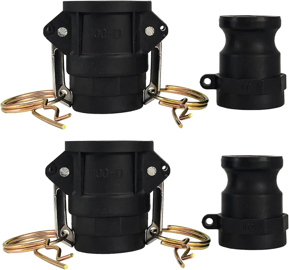 Camlock Fittings 1 Inch Type A & D Polypropylene Cam Groove Hose Fitting